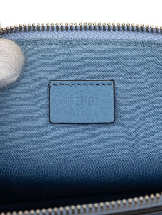 Fendi Crossbody Shoulder Bag Blue Leather - Picture 5 of 7
